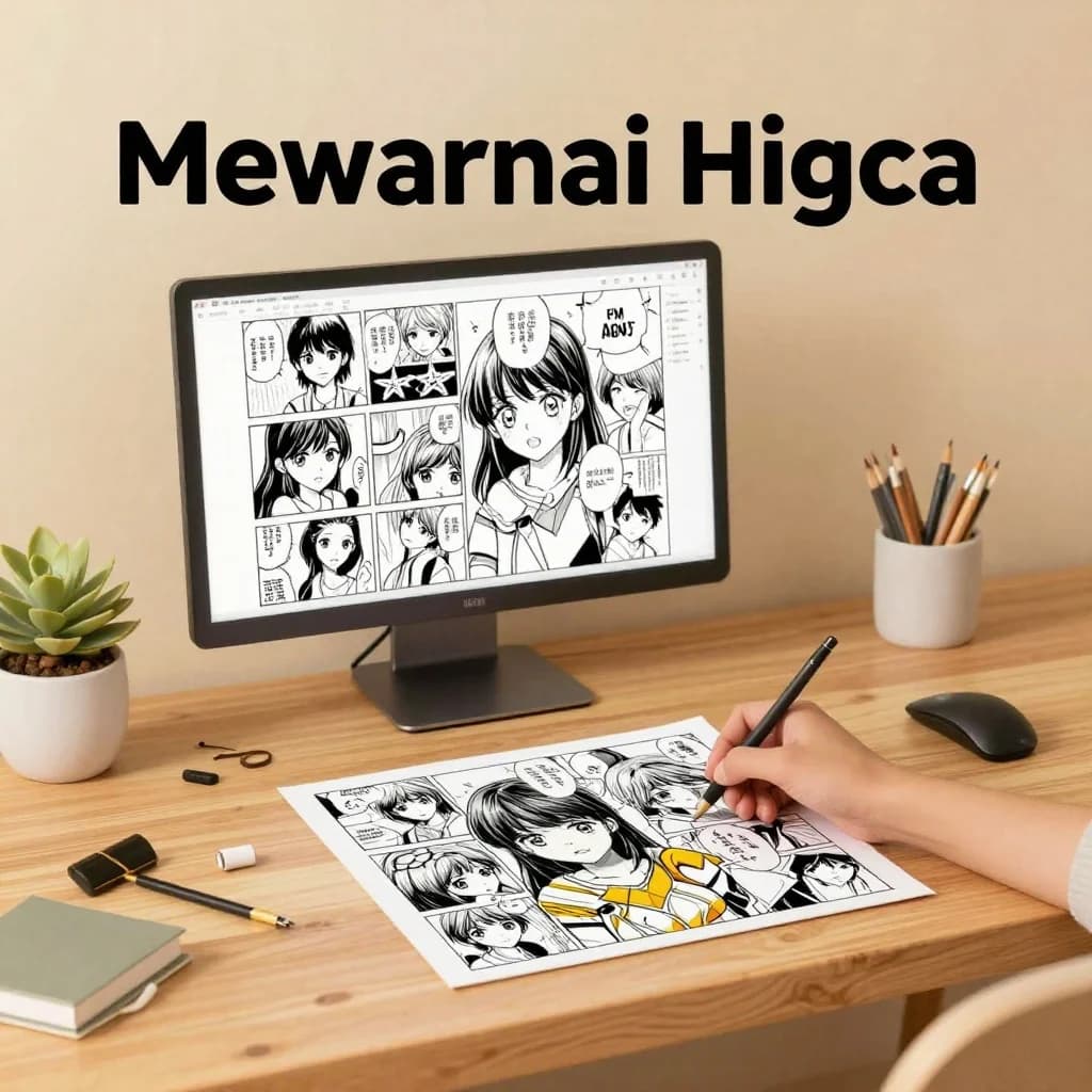 Mewarnai Manga dengan AI: Panduan Praktis untuk Halaman Bersih dan Konsisten