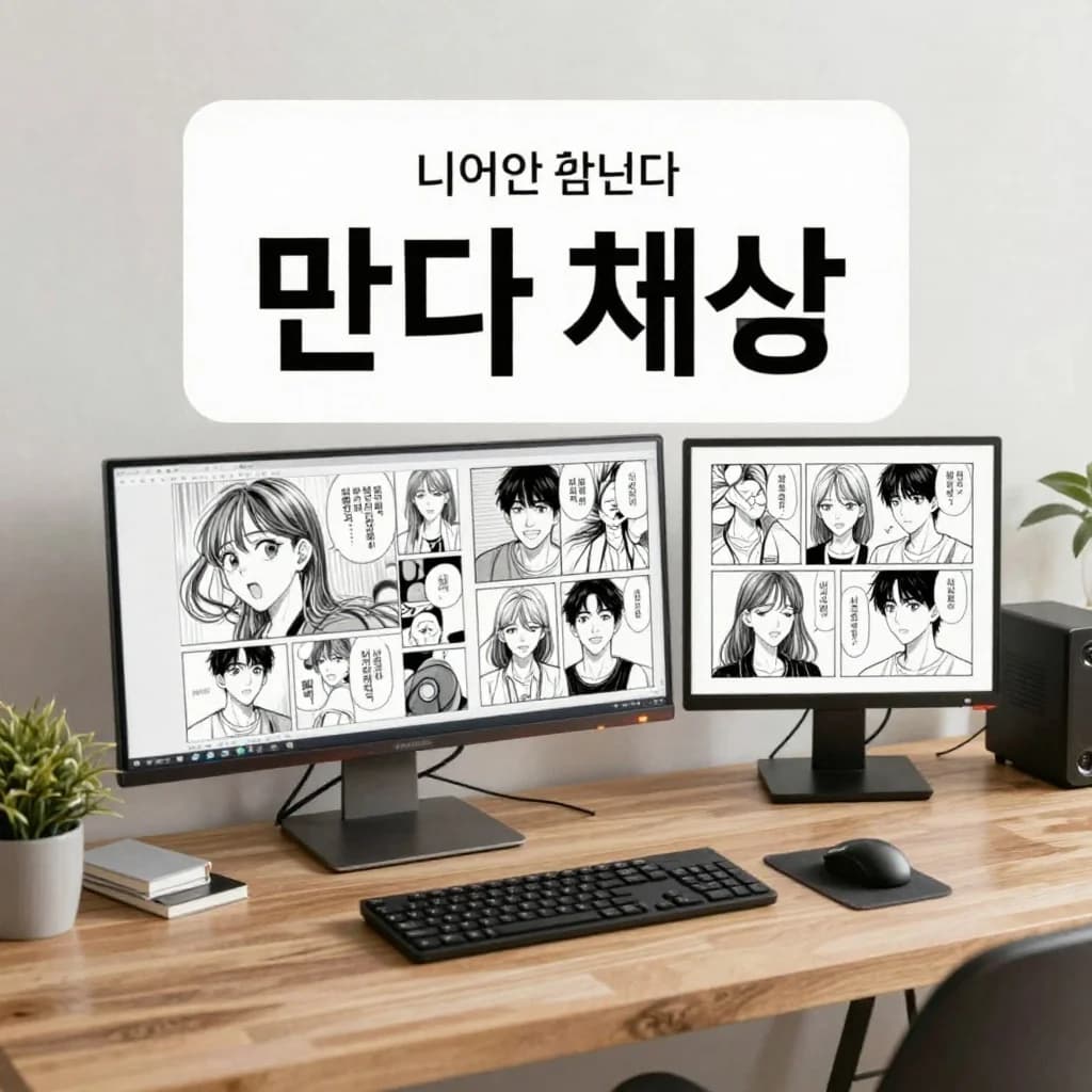 흑백 만화 채색을 AI로 하는 방법: 웹툰과 만화 페이지를 위한 실전 워크플로