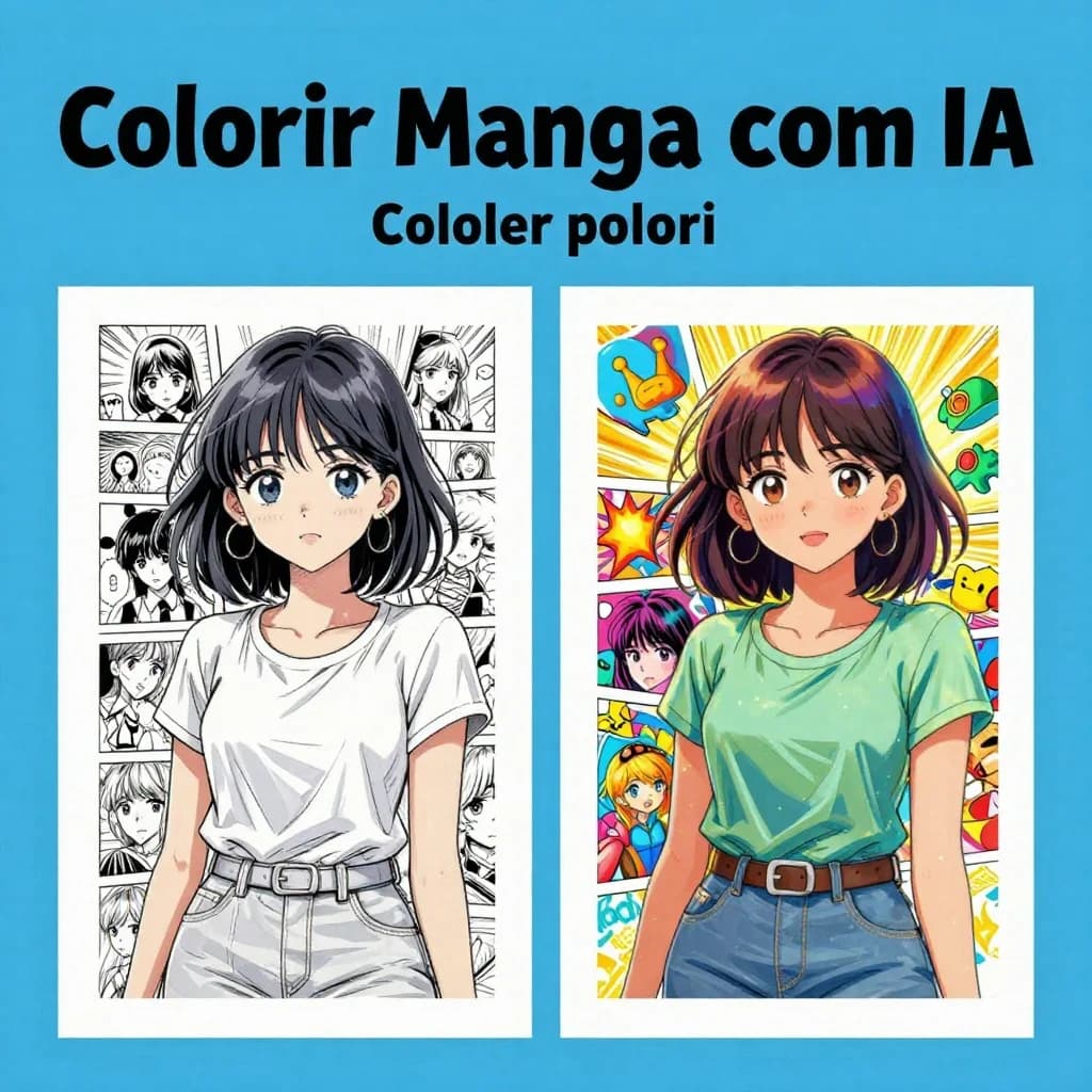 Colorir mangá com IA: fluxo prático para páginas limpas e consistentes