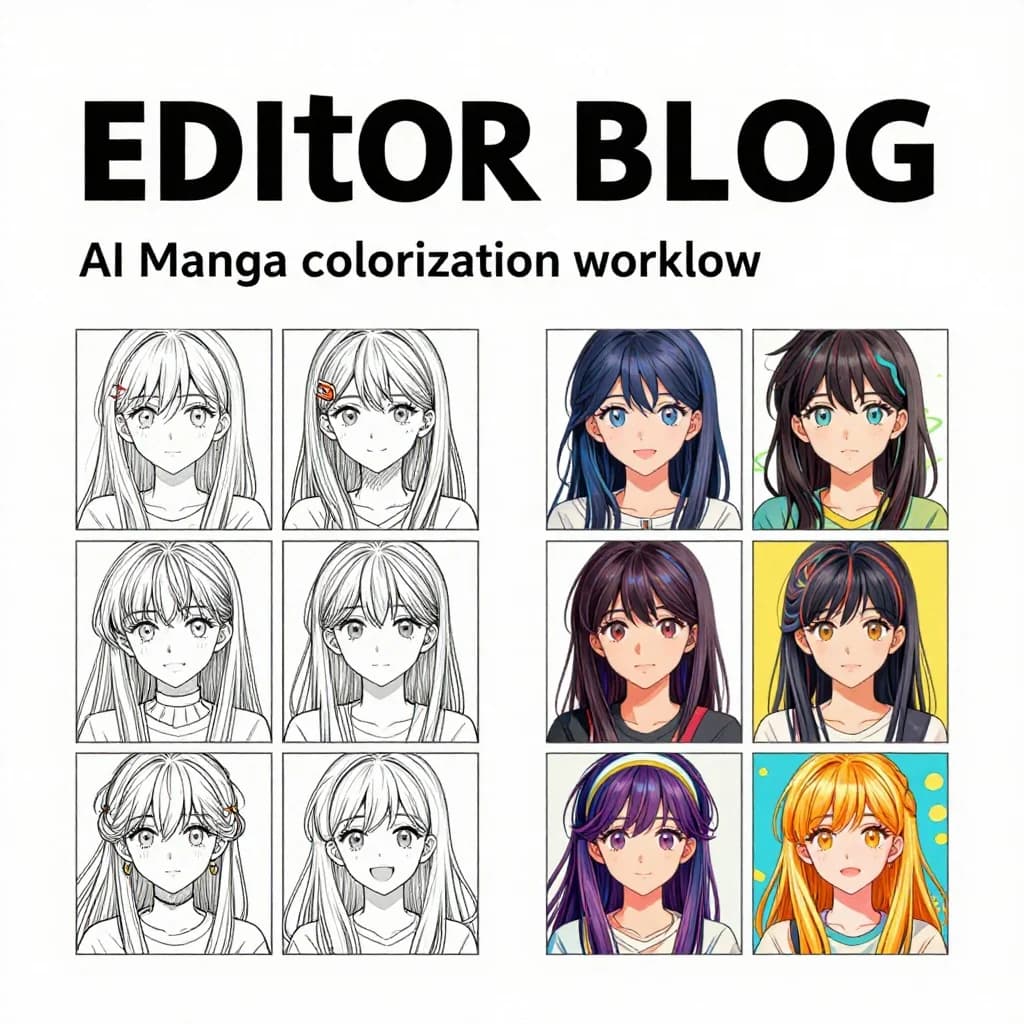 Colorize Manga with AI: A Practical Workflow for Clean, Consistent Pages