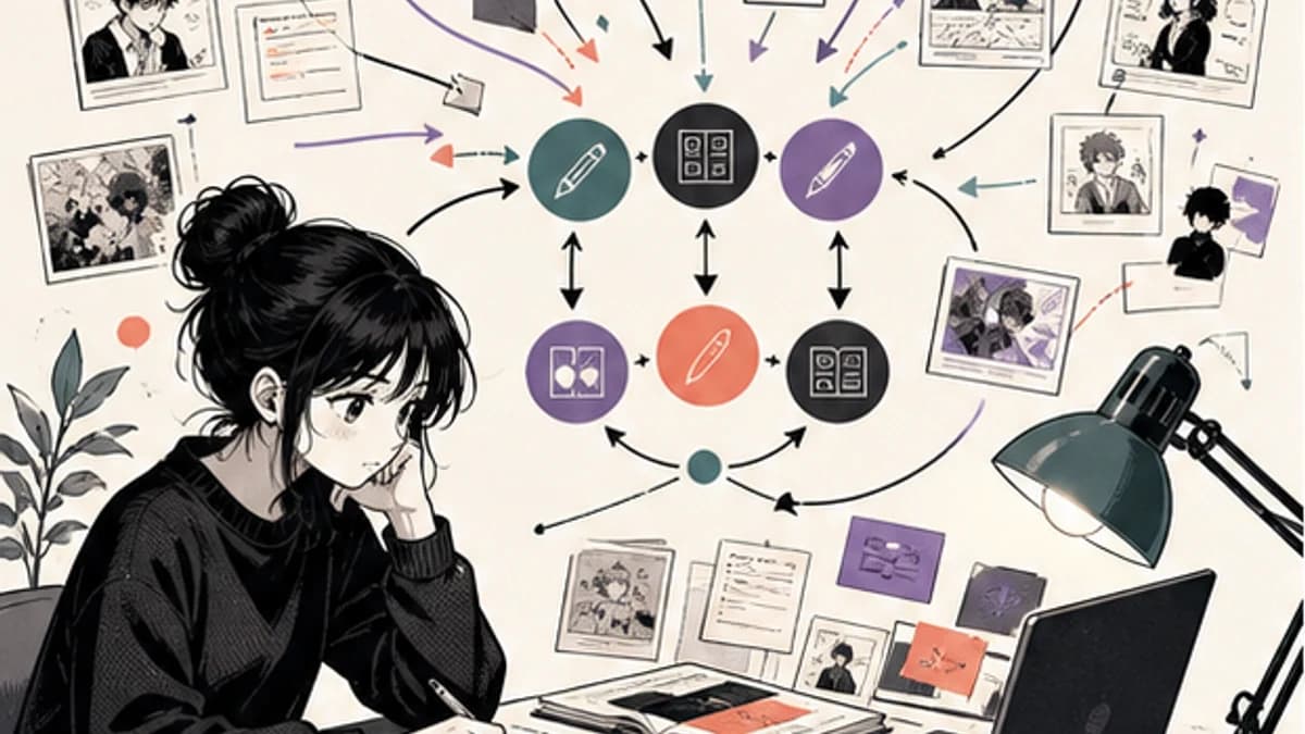 Manga-Creator ordnen öffentliche Diskussionen nach Produktionsproblem, Entscheidung und Gegenbeleg