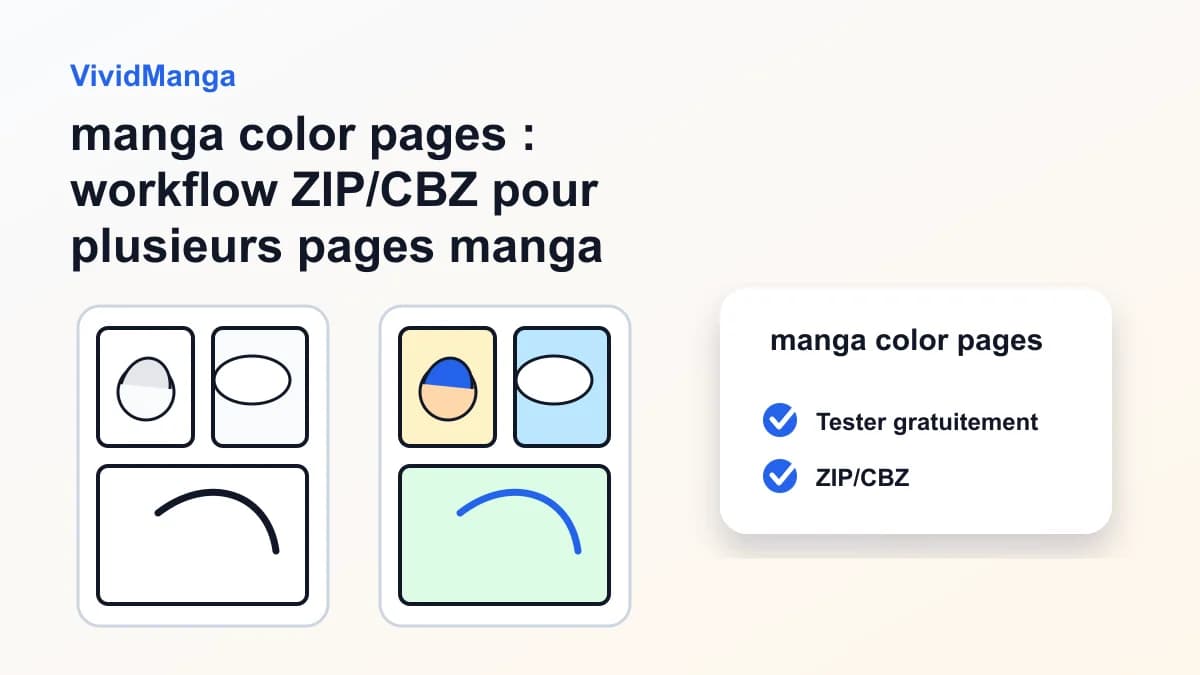 Colorize Manga Pages: workflow multi-pages pour chapitres manga