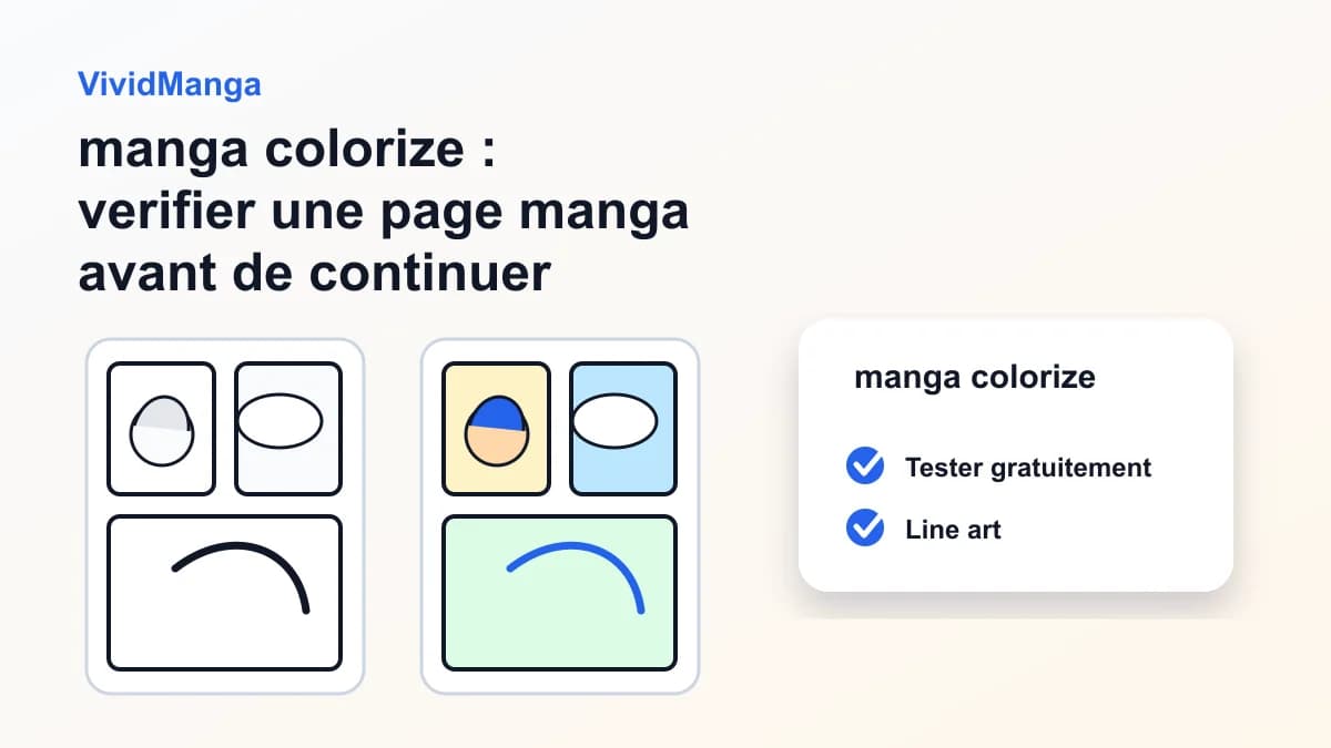Manga Colorizer en ligne: tester une page avant un chapitre