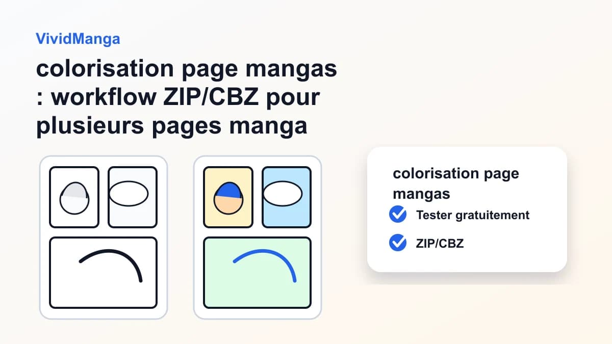 Manga ZIP CBZ Coloring: quand utiliser un chapitre empaquete