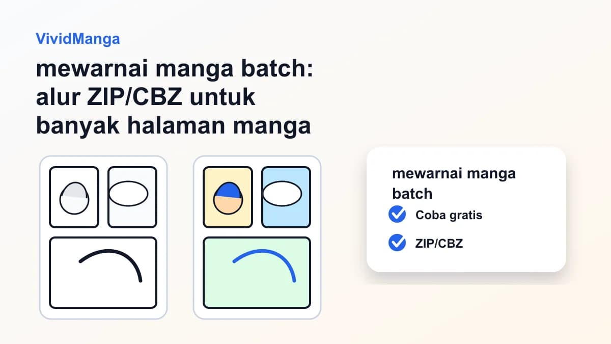 mewarnai manga batch: alur ZIP/CBZ untuk banyak halaman manga
