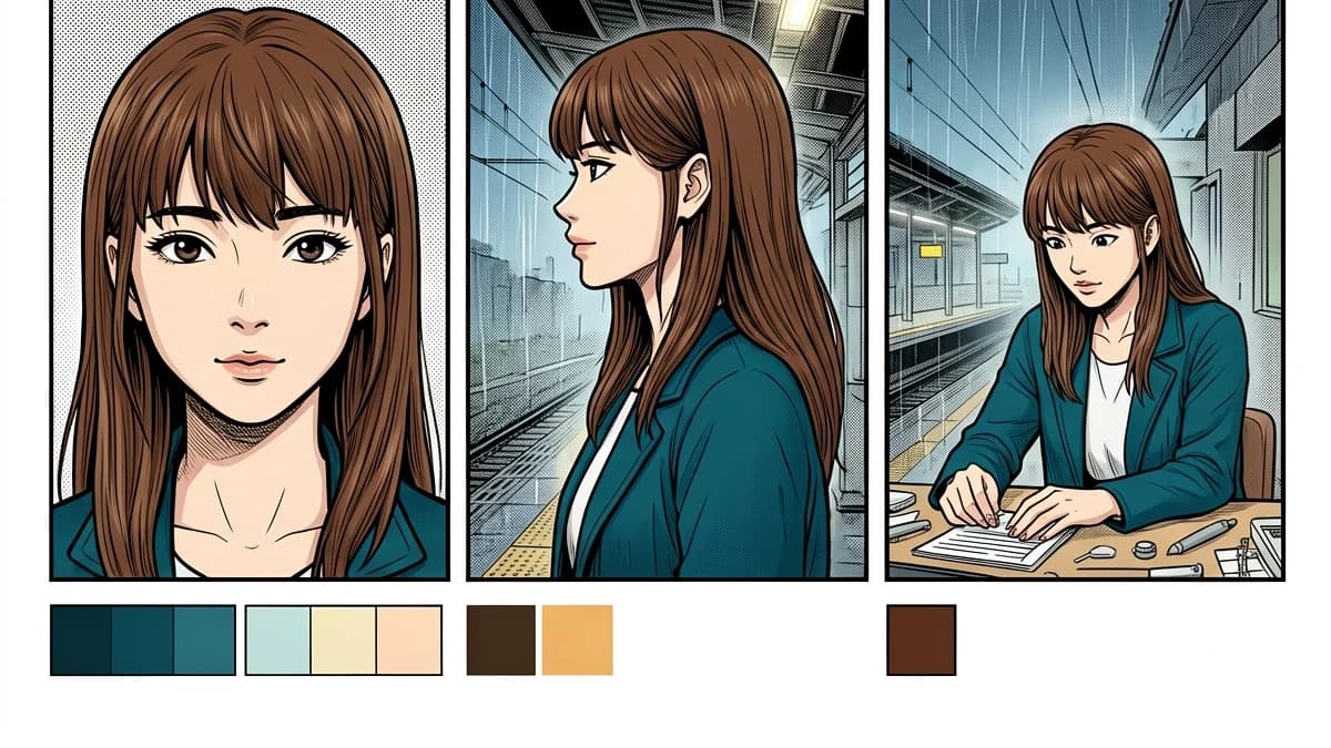 Konsistensi Warna Karakter Manga: Sistem Palet untuk Banyak Halaman