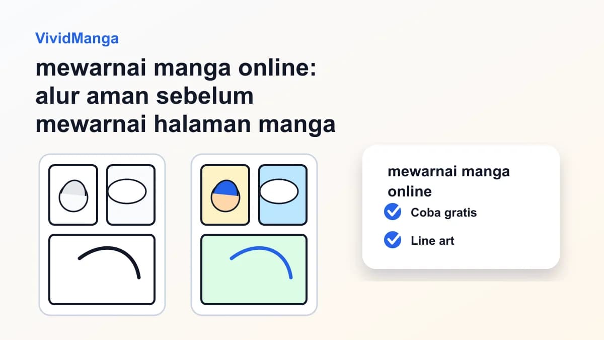 mewarnai manga online: alur aman sebelum mewarnai halaman manga