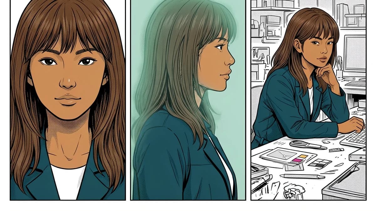 Colori coerenti per i personaggi manga: metodo per più pagine