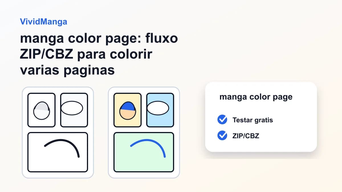 Manga ZIP CBZ Coloring: quando usar arquivo de capitulo