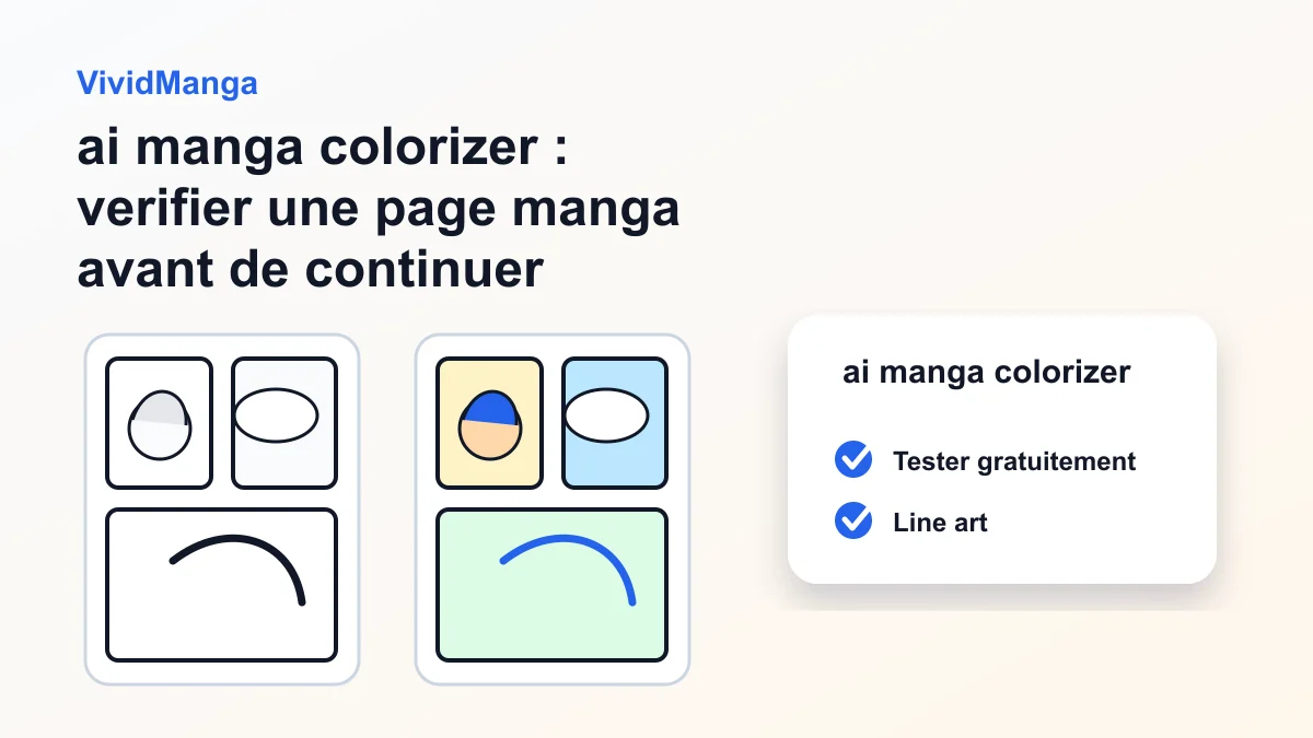 ai manga colorizer : verifier une page manga avant de continuer hero image