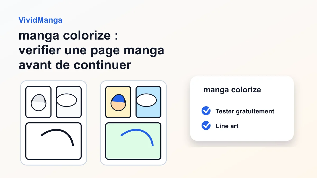 manga colorize : verifier une page manga avant de continuer hero image