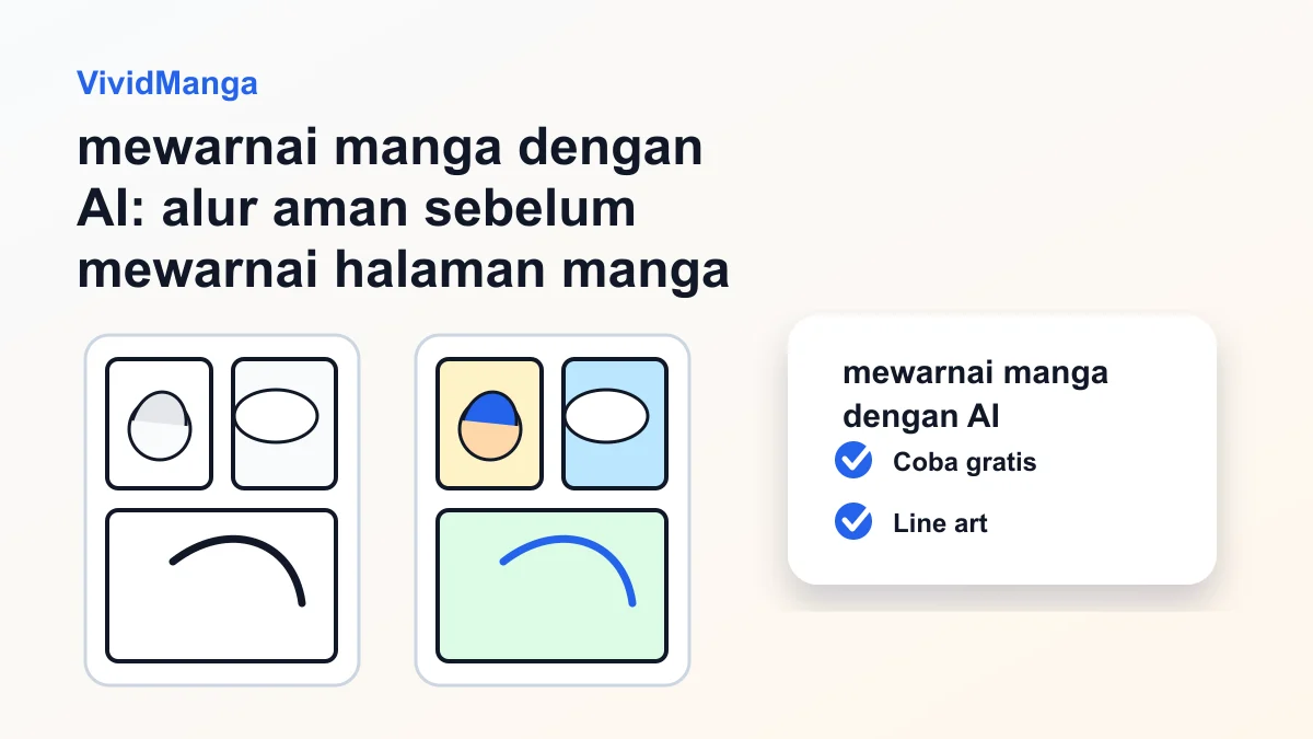 mewarnai manga dengan AI: alur aman sebelum mewarnai halaman manga hero image
