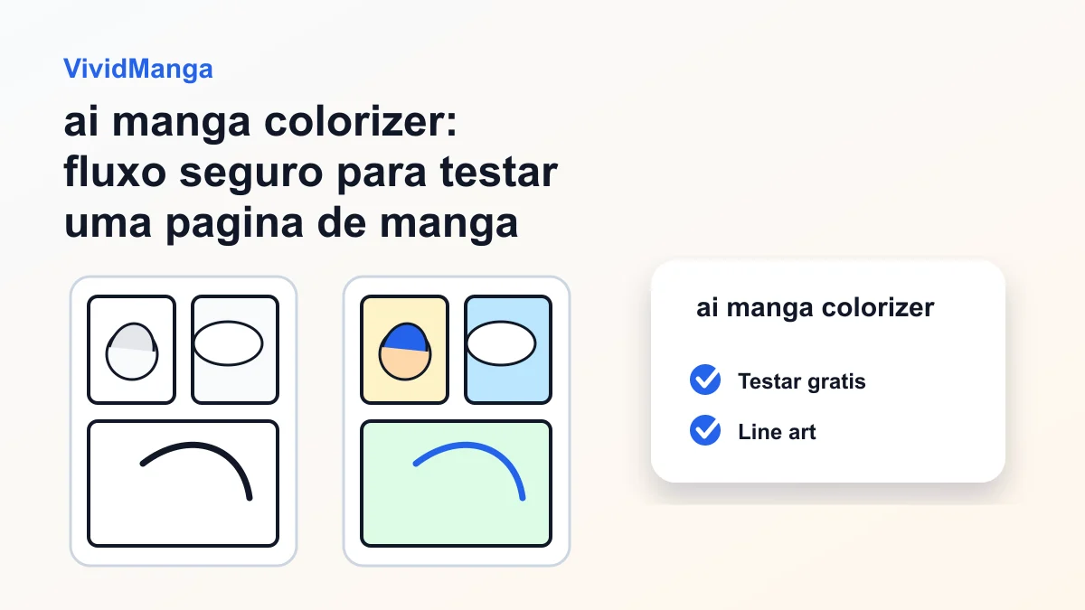 ai manga colorizer: fluxo seguro para testar uma pagina de manga hero image