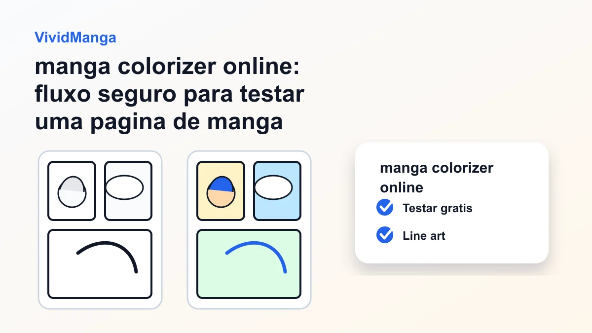 manga colorizer online: fluxo seguro para testar uma pagina de manga hero image