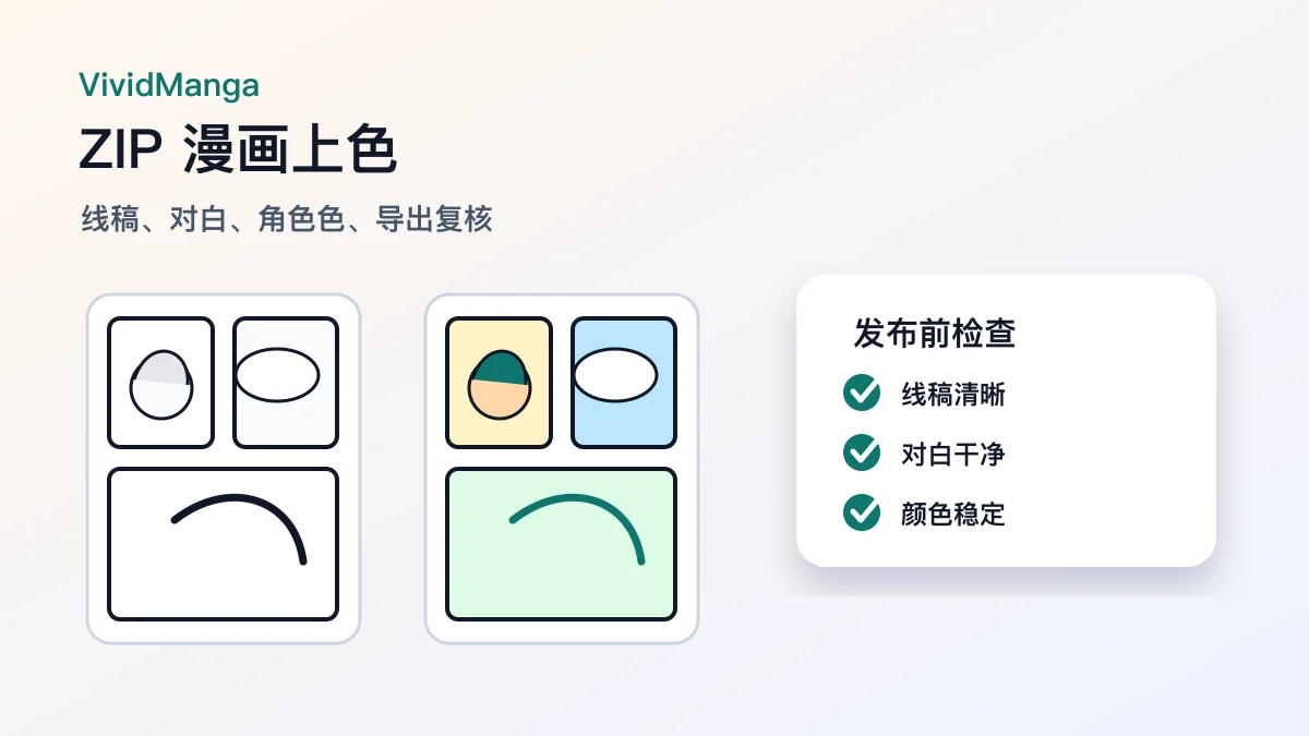 ZIP 漫画上色:从压缩包到彩色章节的检查方法 头图