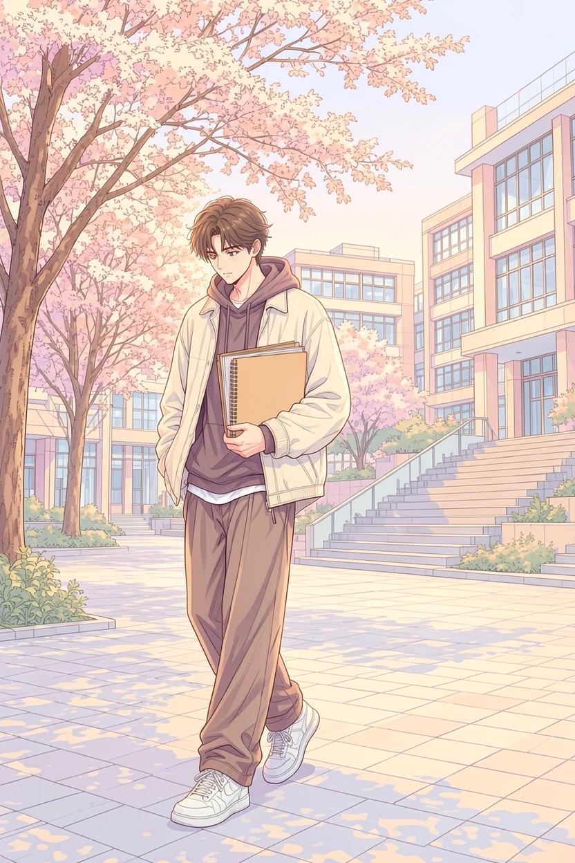 Soft Pastel manga coloring style preview