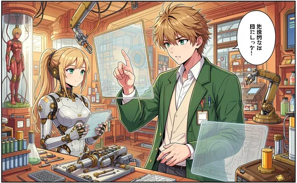 AI colorized manga page in cel shaded style - inspiration gallery image 1