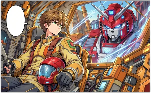AI colorized manga page in cel shaded style - inspiration gallery image 2